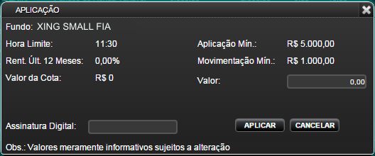 Aplicação