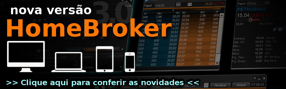 Novidades HomeBroker